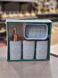 Elegant 4-Piece Bathroom Accessory Set