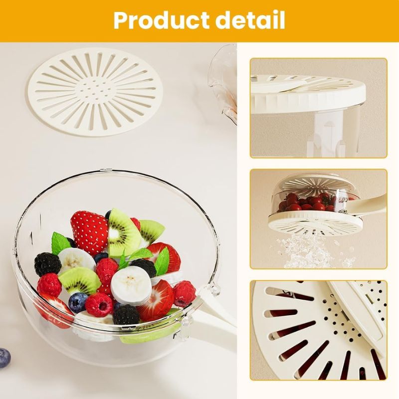 Multifunctional Kitchen Salad Spinner and Vegetable Drainer