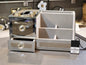 Glamorous Mirrored Desk Organizer