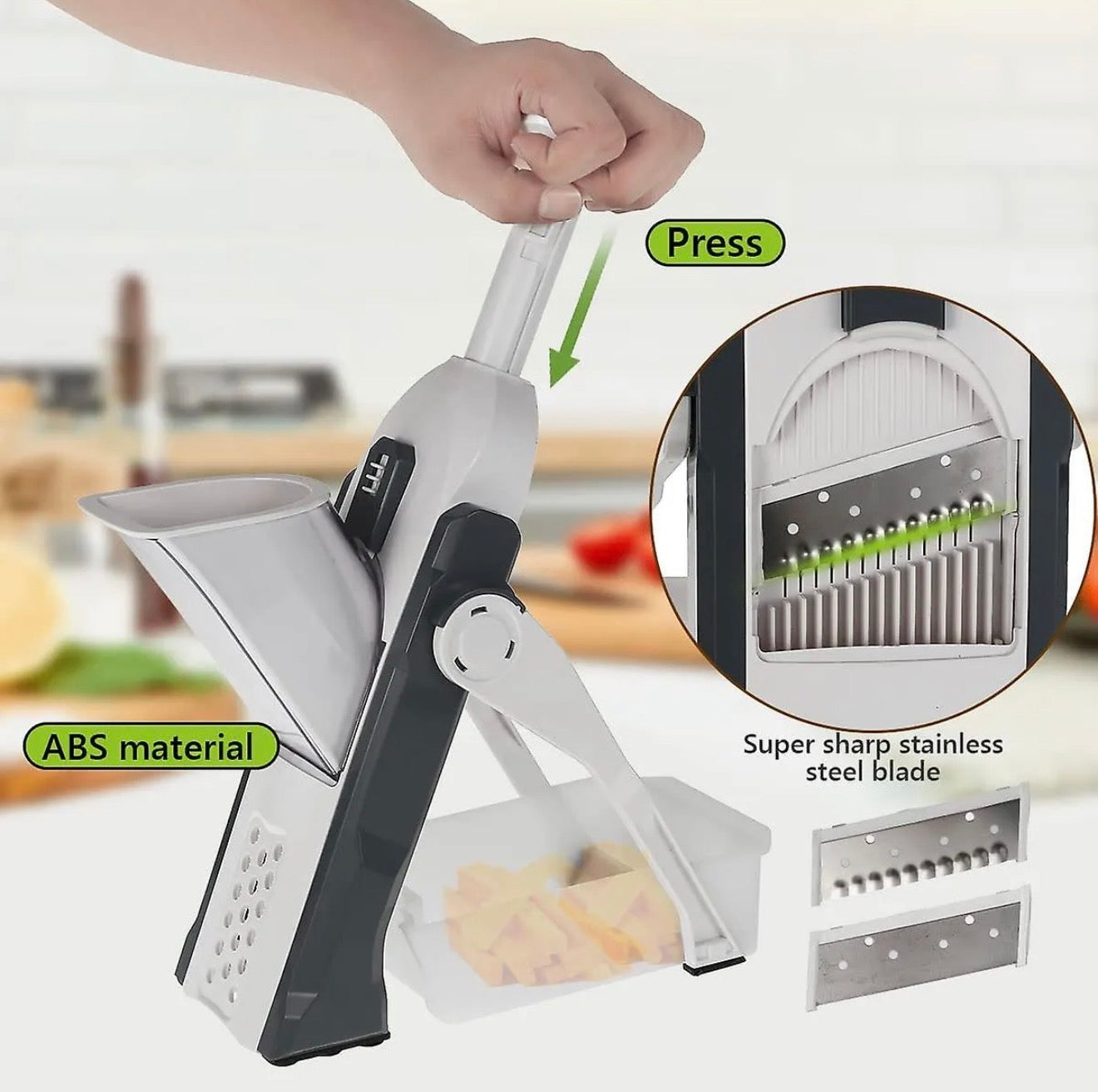 Brava Spring Slicer - Professional Multi-Functional Vegetable & Fruit Cutter