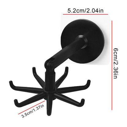 360° Rotating Wall-Mounted Utensil Organizer
