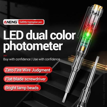 Intelligent LED Voltage Test Pen Screwdriver 24-250V