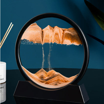 3D Moving Sand Art Hourglass Decoration