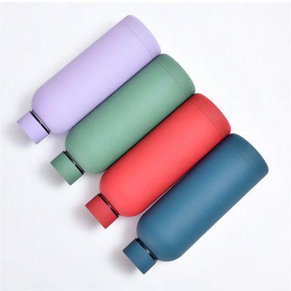 Matte Finish Stainless Steel Vacuum Insulated Water Bottle - 500ml