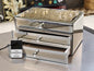 Elegant Mirrored Jewelry Organizer