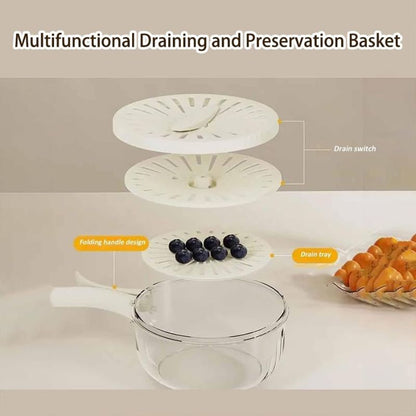 Multifunctional Kitchen Salad Spinner and Vegetable Drainer