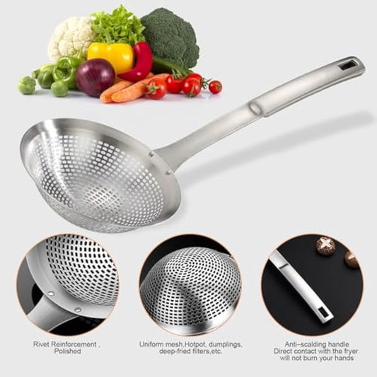 Stainless Steel Spider Strainer and Skimmer Ladle