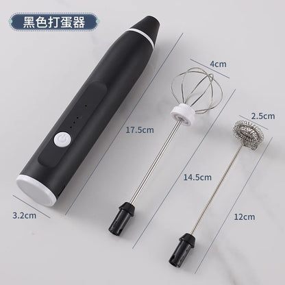 USB Rechargeable Electric Handheld Frother and Whisk
