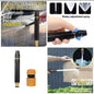 High-Pressure Adjustable Metal Garden Hose Nozzle
