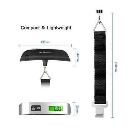 Digital Portable Luggage Scale (50kg / 110lb)