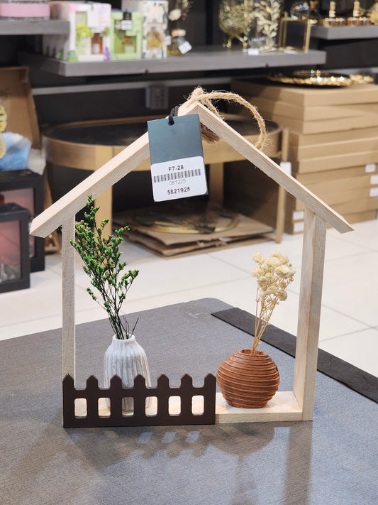 Rustic Meadow Wooden House Decor