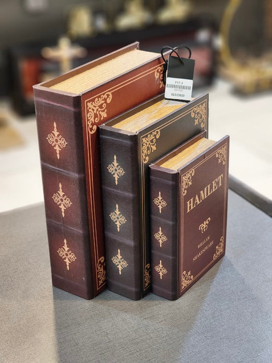 Vintage Book Design Decorative Showpiece Set