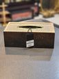 Elegant Wood-Grain Tissue Box Holder