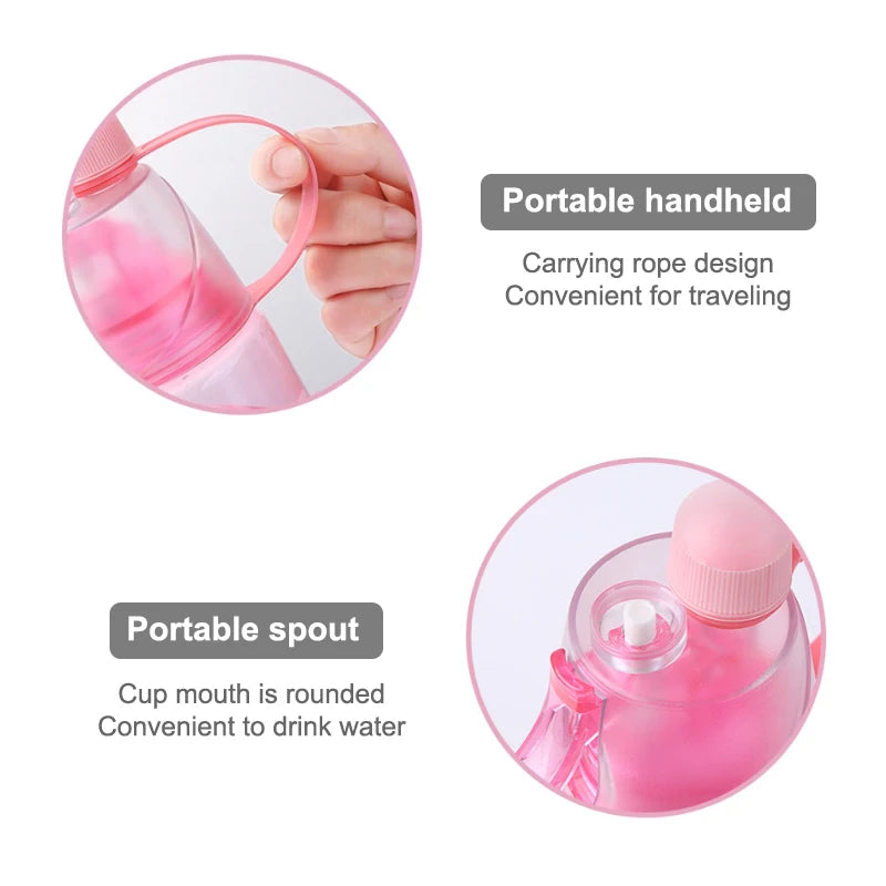 2-in-1 Sports Water Bottle with Cooling Mist Spray - Leak-Proof Gym & Outdoor Flask