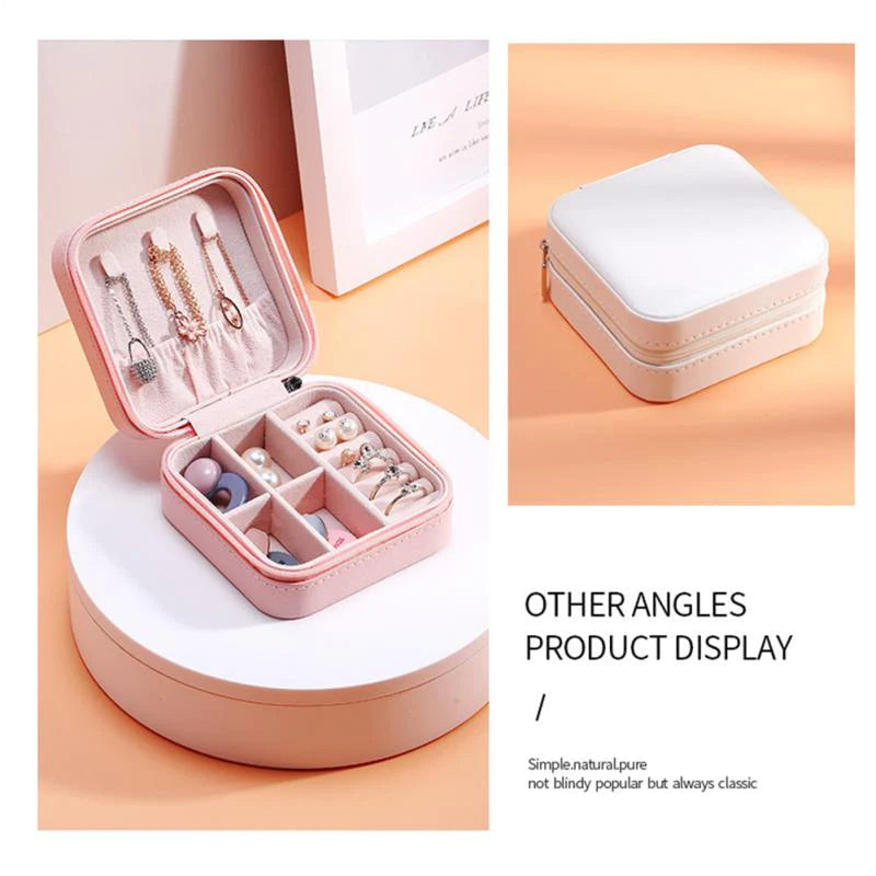 Portable Travel Jewelry Organizer Box