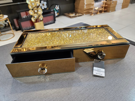 Elegant Mirrored Jewelry Organizer