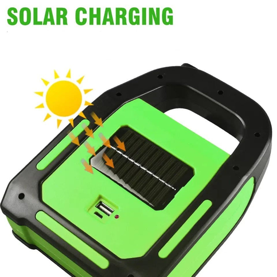 Multi-Functional Solar Rechargeable LED Work Light