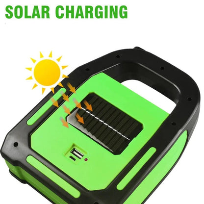 Multi-Functional Solar Rechargeable LED Work Light