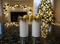 Dripping Gold LED Flameless Votive Candle Set (2 Piece)