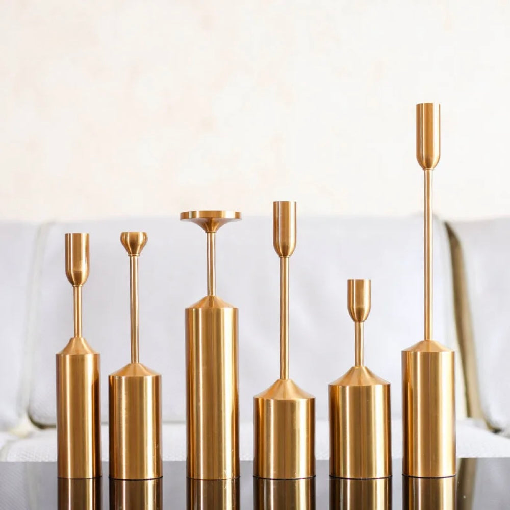 Royal Style Candle Holder (Set Of 6 Piece)
