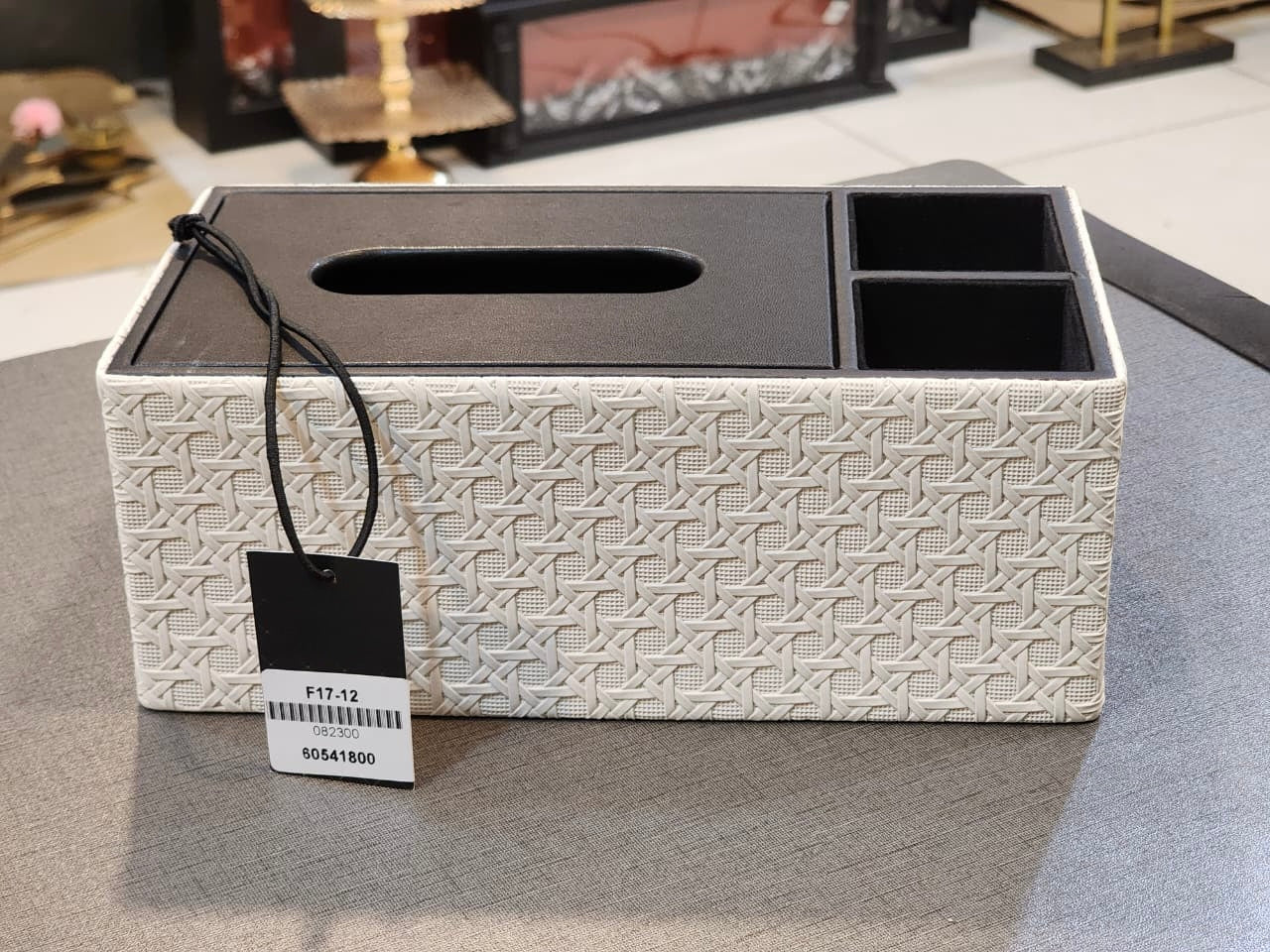 Multi-Function Tissue Box and Desk Organizer