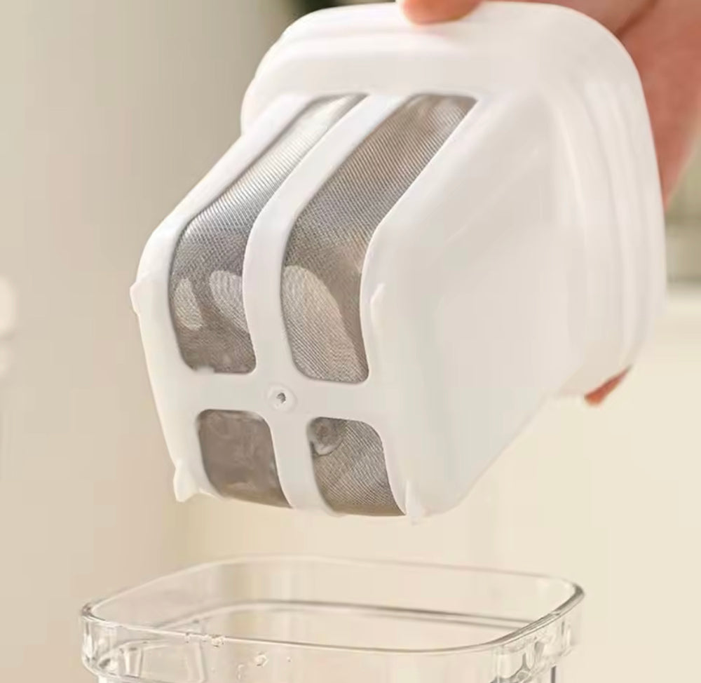 Greek Yogurt Strainer & Whey Separator Container with Fine Mesh Filter