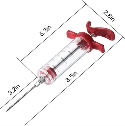 Professional Meat Flavor Injector Syringe Kit