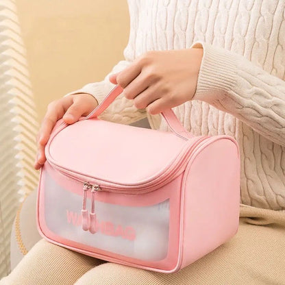 Waterproof Hanging Clear Washbag & Cosmetic Travel Organizer