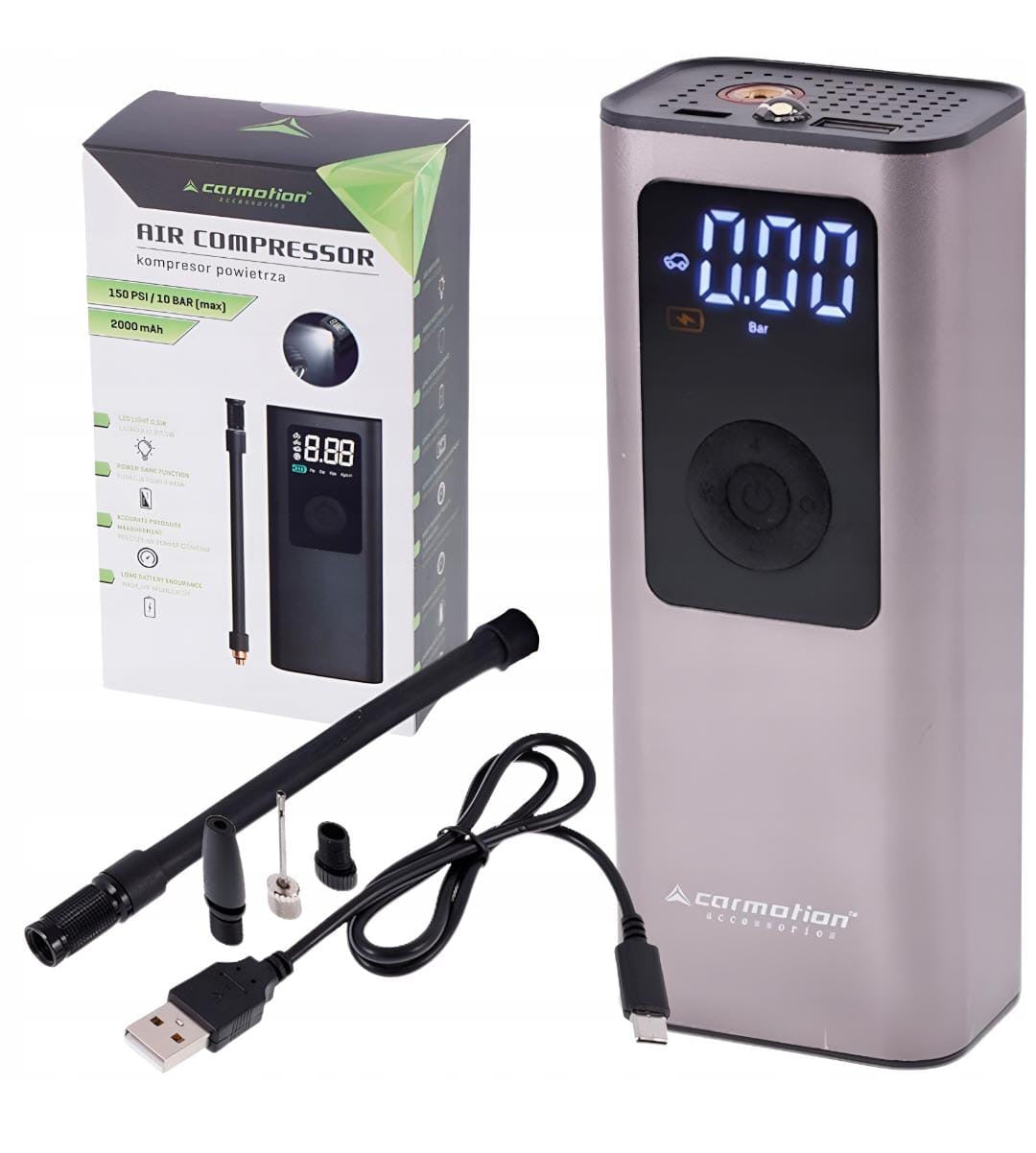 Carmotion Portable Digital Air Compressor