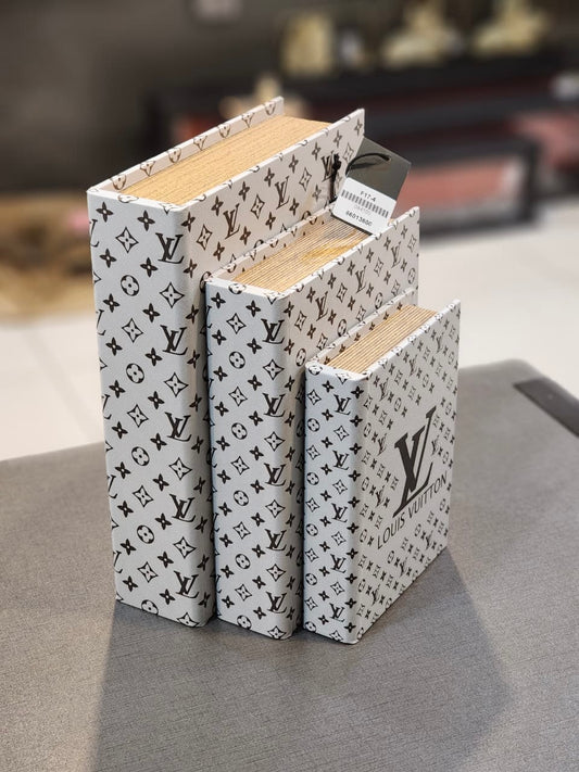 Luxury Monogram Decorative Book Showpiece Set