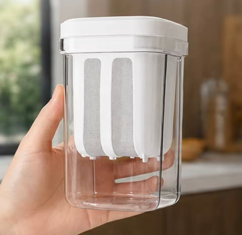 Greek Yogurt Strainer & Whey Separator Container with Fine Mesh Filter