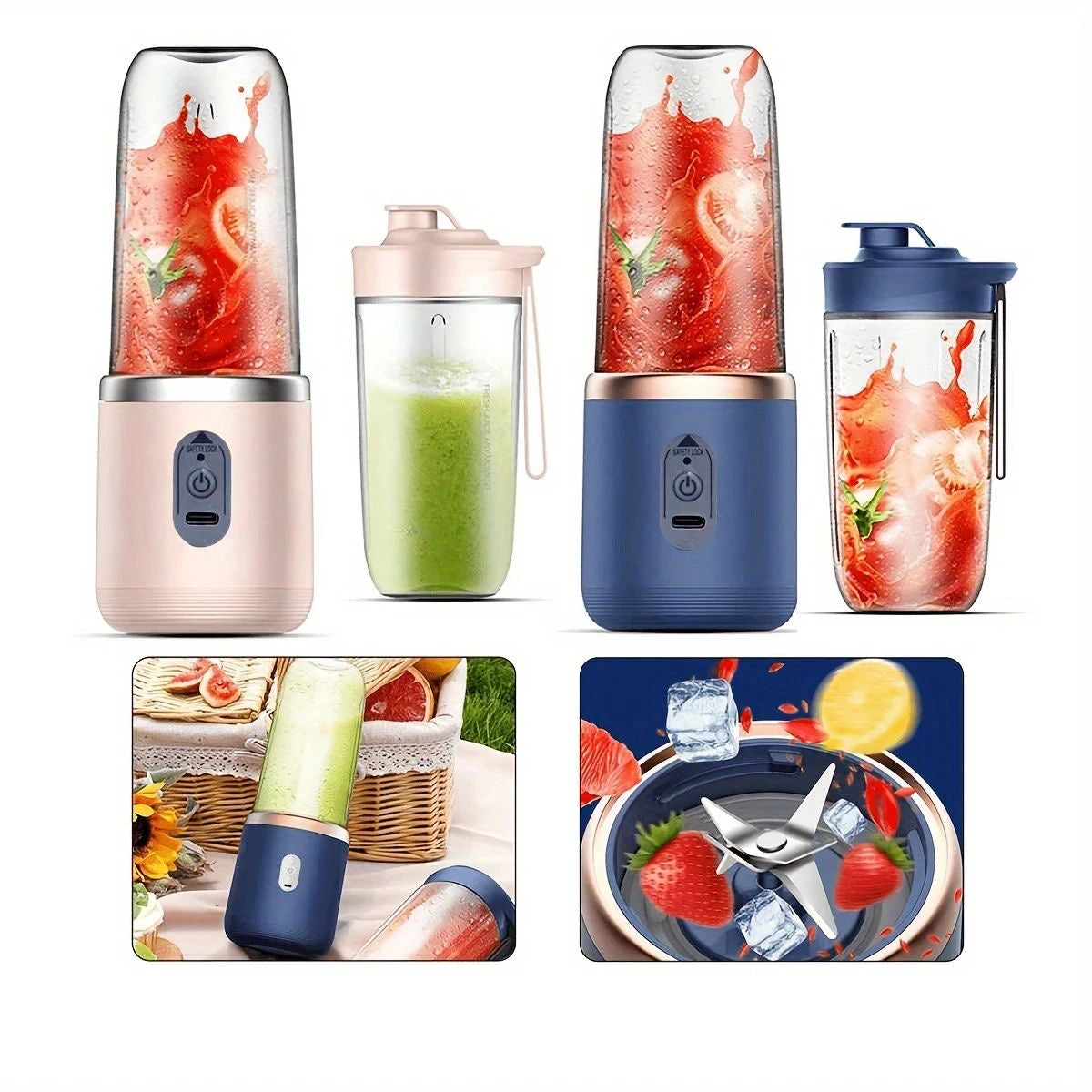 Portable Wireless Juicer Cup (400ml)