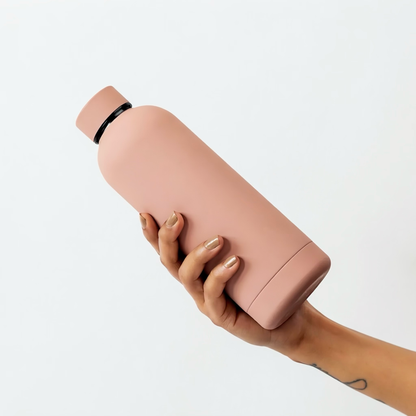 Matte Finish Stainless Steel Vacuum Insulated Water Bottle - 500ml