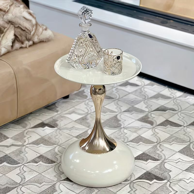 The Aura Pedestal Side Table