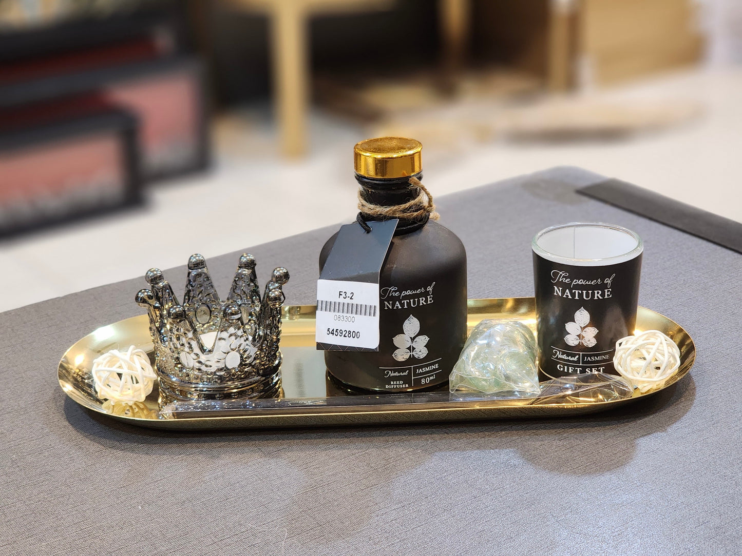 Elegant Jasmine Home Fragrance Gift Set