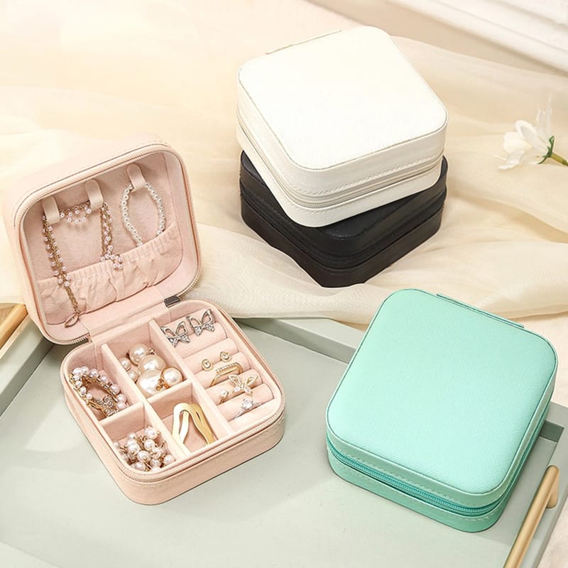 Portable Travel Jewelry Organizer Box