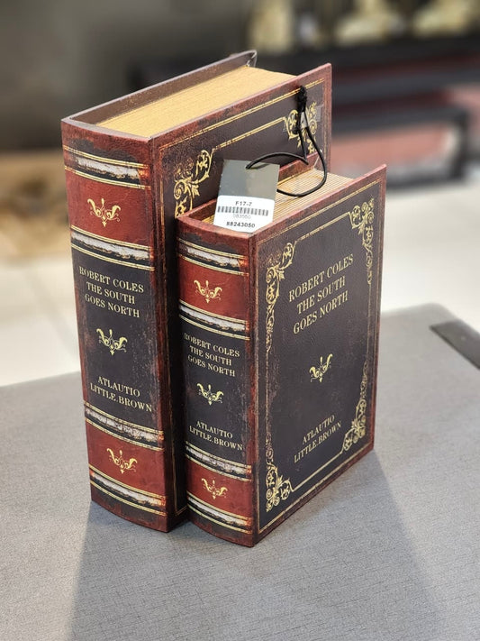 Vintage Book-Style Storage Box Set