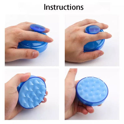 Silicone Scalp Massager and Shampoo Brush