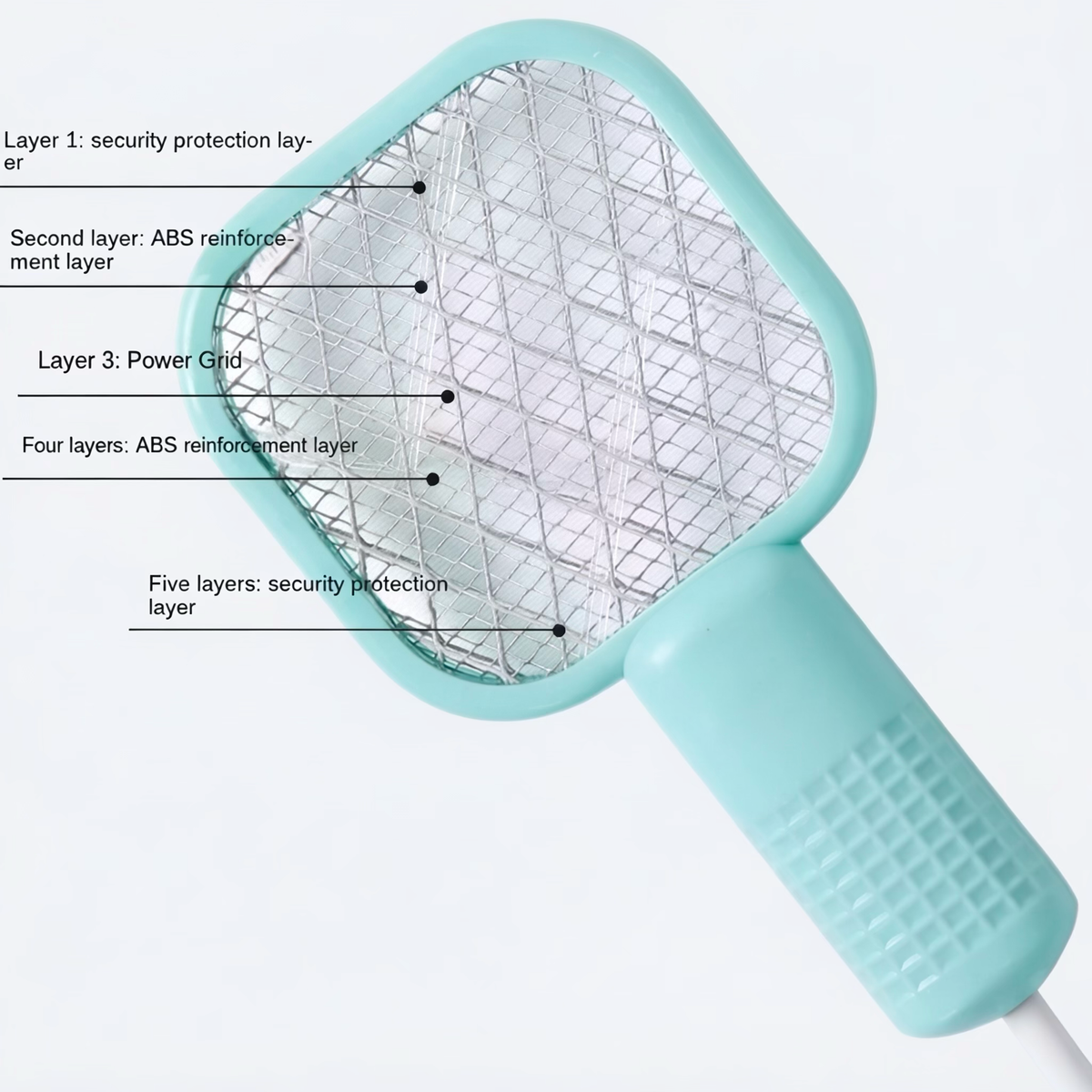 USB Rechargeable Mini Electric Mosquito Swatter