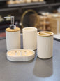 Modern Fluted Bathroom Accessory Set