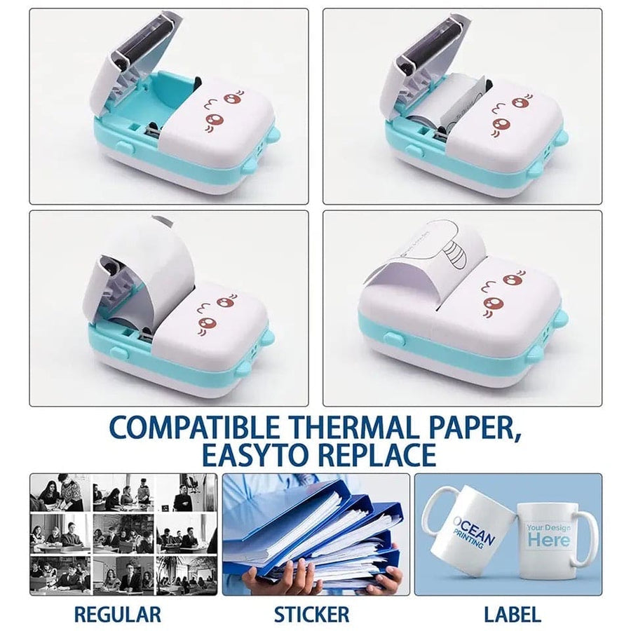 Mini Portable Wireless Thermal Pocket Printer