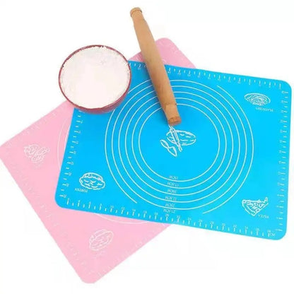 Silicone Baking Mat Kneading Dough Mat (Random Color)