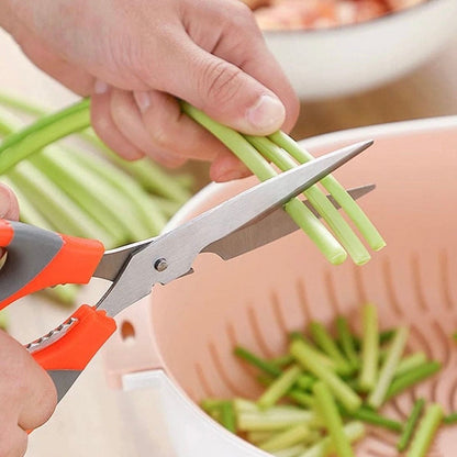 Multi-Functional Stainless Steel Kitchen Scissors