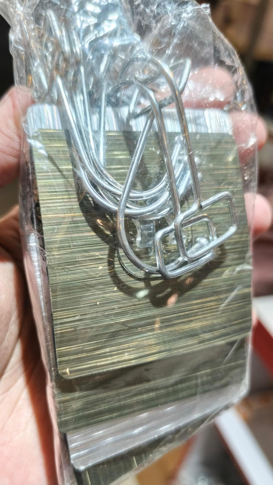 Space-Saving Stainless Steel Adhesive Hooks (Pack of 10)