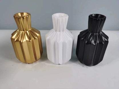 Majestic Trio Fluted Vases