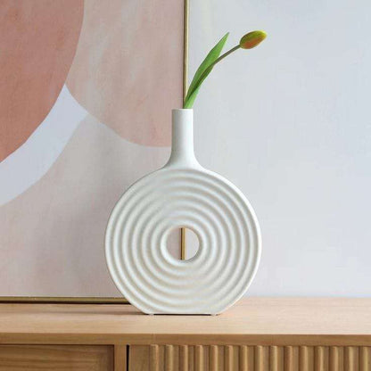 Bold Round Hole Vase