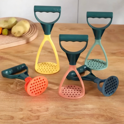 Small Colorful Ergonomic Potato Mashers  Set