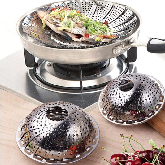 Adjustable Stainless Steel Vegetable Steamer Basket