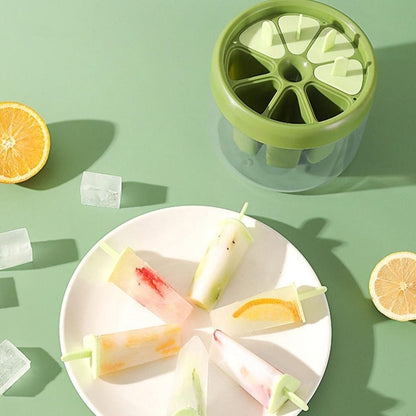 Homemade Mini Popsicle Mold with Storage Container