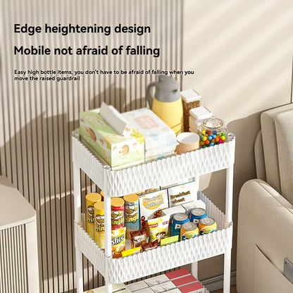 3-Tier Rolling Utility Storage Cart